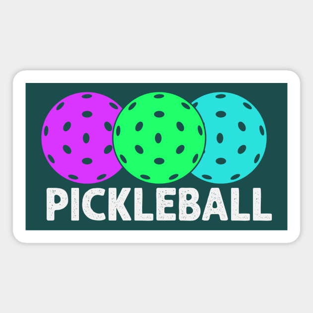 Pickleball Rules Magnet by thechicgeek